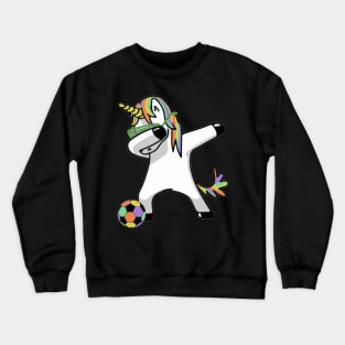 Dabbing Unicorn and Unicorn Dab Soccer Shirts Crewneck Sweatshirt